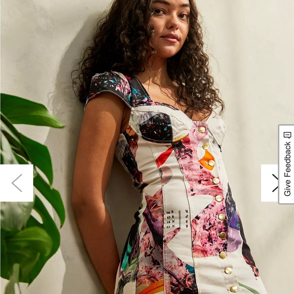 MIAOU X Urban Outfitters UO Exclusive Denim Gigi Dress